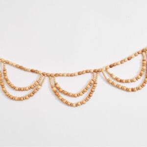 Pottery Barn Wooden Beaded Garland BNIB SOLD OUT!